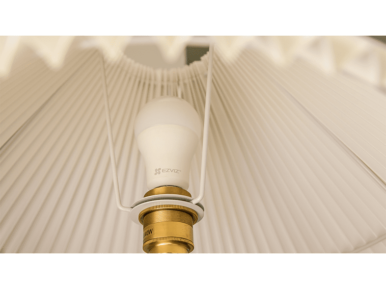Prodotto: LB1.WHITE - EZVIZ LAMPADINA SMART luce BIANCA 806 LUMEN 2700K E27  compatibile ALEXA e GOOGLE home - EZVIZ (Casa e Ufficio - Illuminazione  LED); EZLB1WHITE