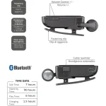 CELLULARLINE Auricolare Bluetooth mono AURICOLARI WIRELESS, Nero - immagine 4