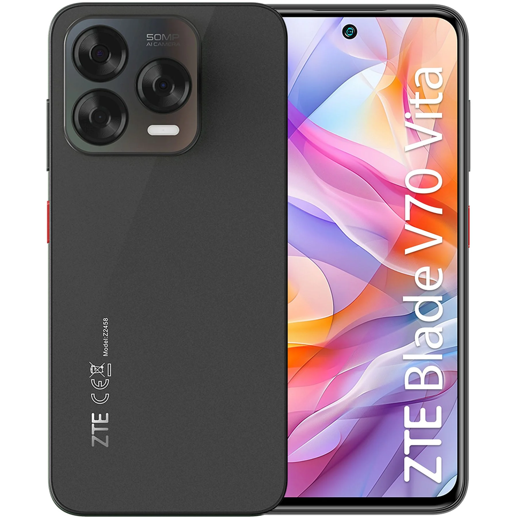 V70BK ZTE BLADE V70 VITA, 256 GB, GREY - immagine 1