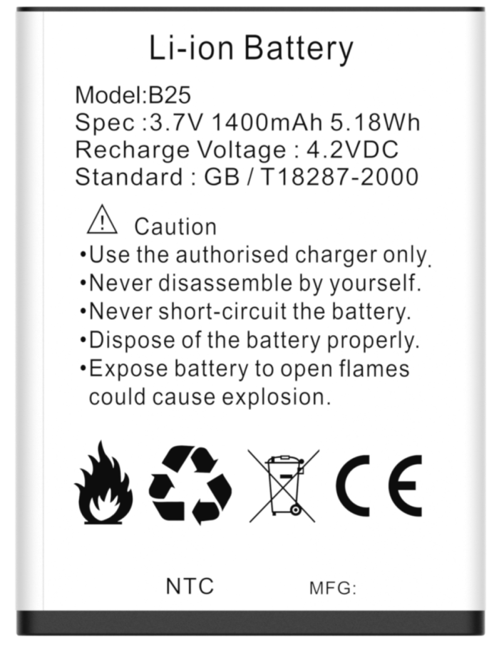 BATTERIA per Sait LINK 4 4G - immagine 2