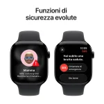 APPLE Watch Series 11 GPS + Cellular, Cassa 46 mm in alluminio Jet Black con Cinturino Sport nero - immagine 5
