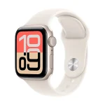 APPLE Watch SE 3 GPS, Cassa 40 mm in alluminio galassia con Cinturino Sport galassia - immagine 2