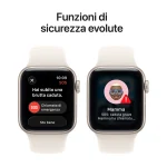 APPLE Watch SE 3 GPS, Cassa 40 mm in alluminio galassia con Cinturino Sport galassia - immagine 8