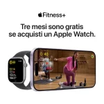 APPLE Watch SE 3 GPS, Cassa 40 mm in alluminio galassia con Cinturino Sport galassia - immagine 4