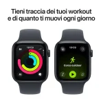 APPLE Watch SE 3 GPS, Cassa 44 mm in alluminio mezzanotte con Cinturino Sport mezzanotte - immagine 5
