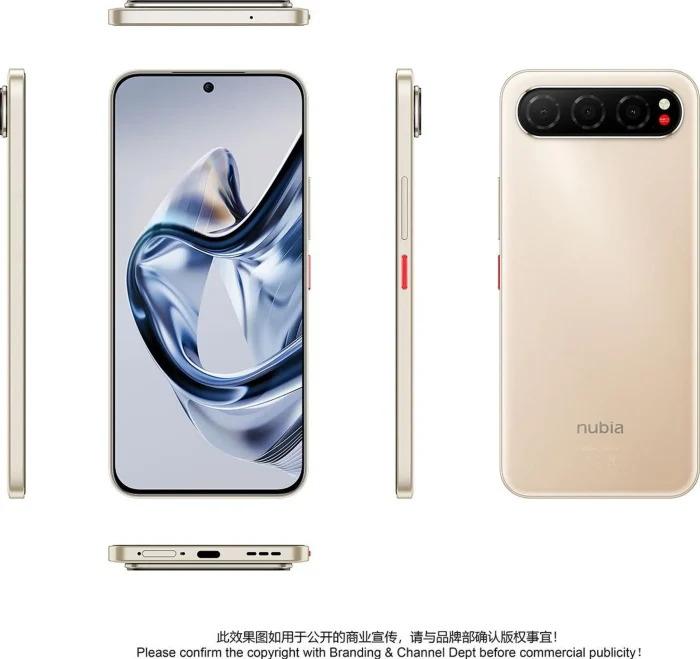 ZTE NUBIA AIR 5G, 512GB, GOLD - immagine 2