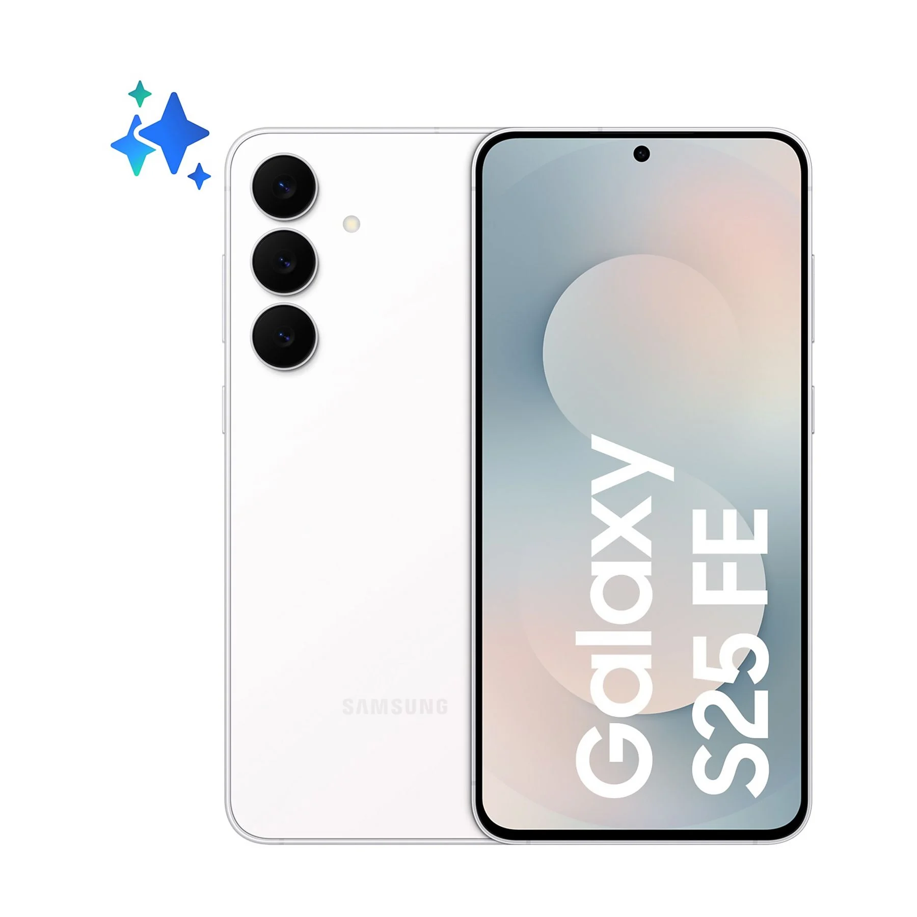 s25febianco SAMSUNG Galaxy S25 FE 256GB , 256 GB, Bianco - immagine 1