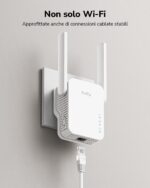 Cudy RE1200 Booster wireless AC1200 Dual Band WiFi Extender, WiFi Range Extender