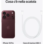 APPLE iPhone 18 Pro Max 256GB Borgogna - immagine 3