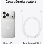 APPLE iPhone 18 Pro Max 256GB Argento - immagine 3